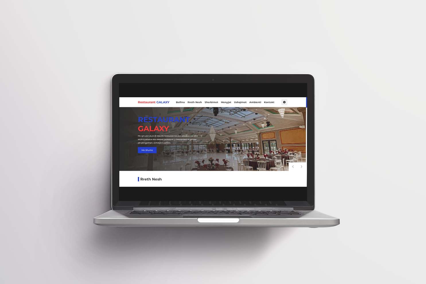 Project Galaxy Restaurant Website